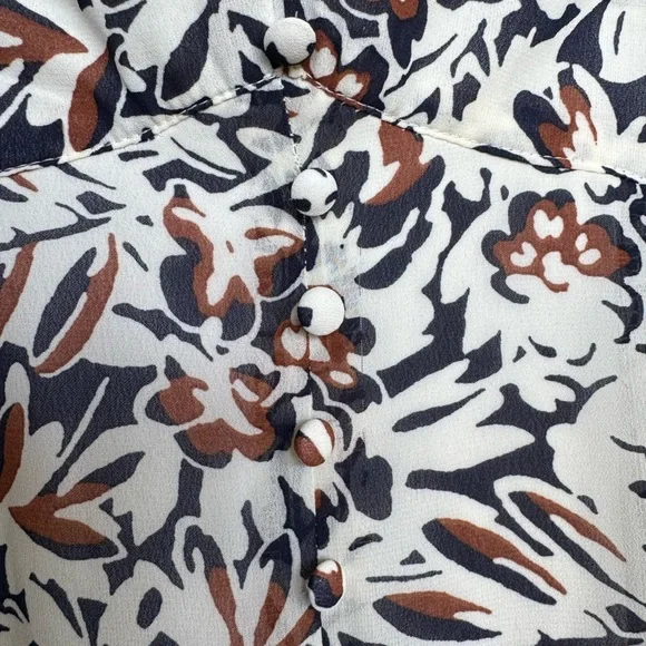 Floral Print Dress with Long Sleeves - Picture 6 of 13